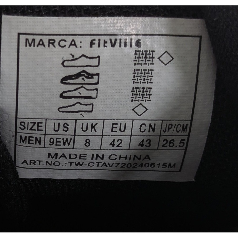 Mens FitVille Yellow Pickleball All Court Marca Comfort Tennis Shoes Size 9EW - Picture 7 of 7